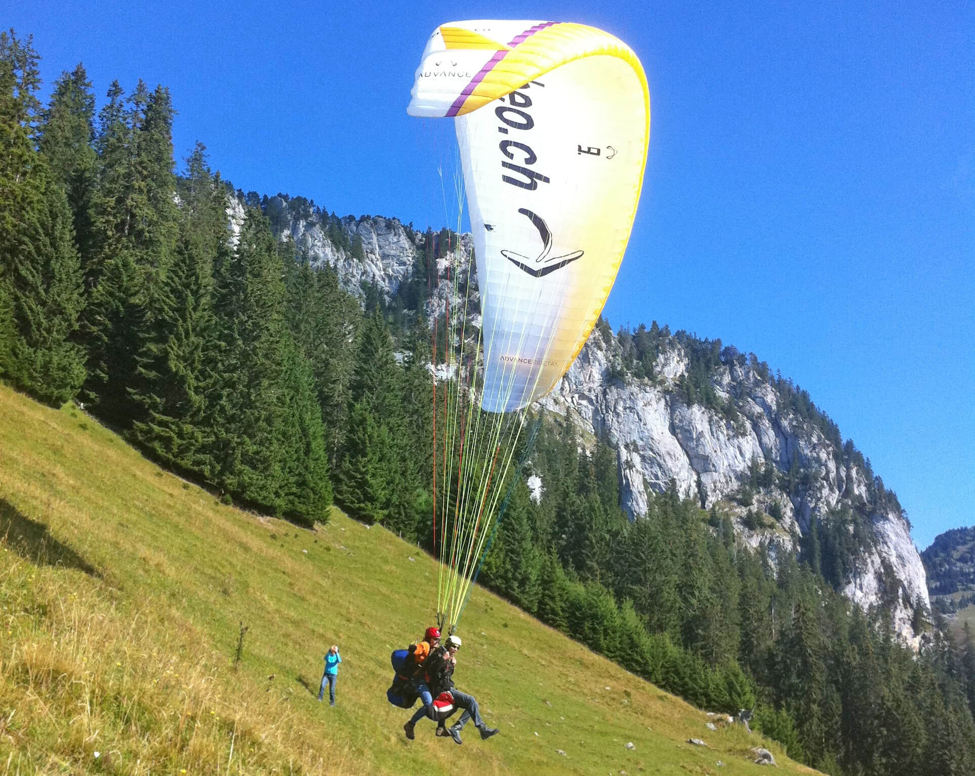 Foto Flugstart am Hang - zum Foto