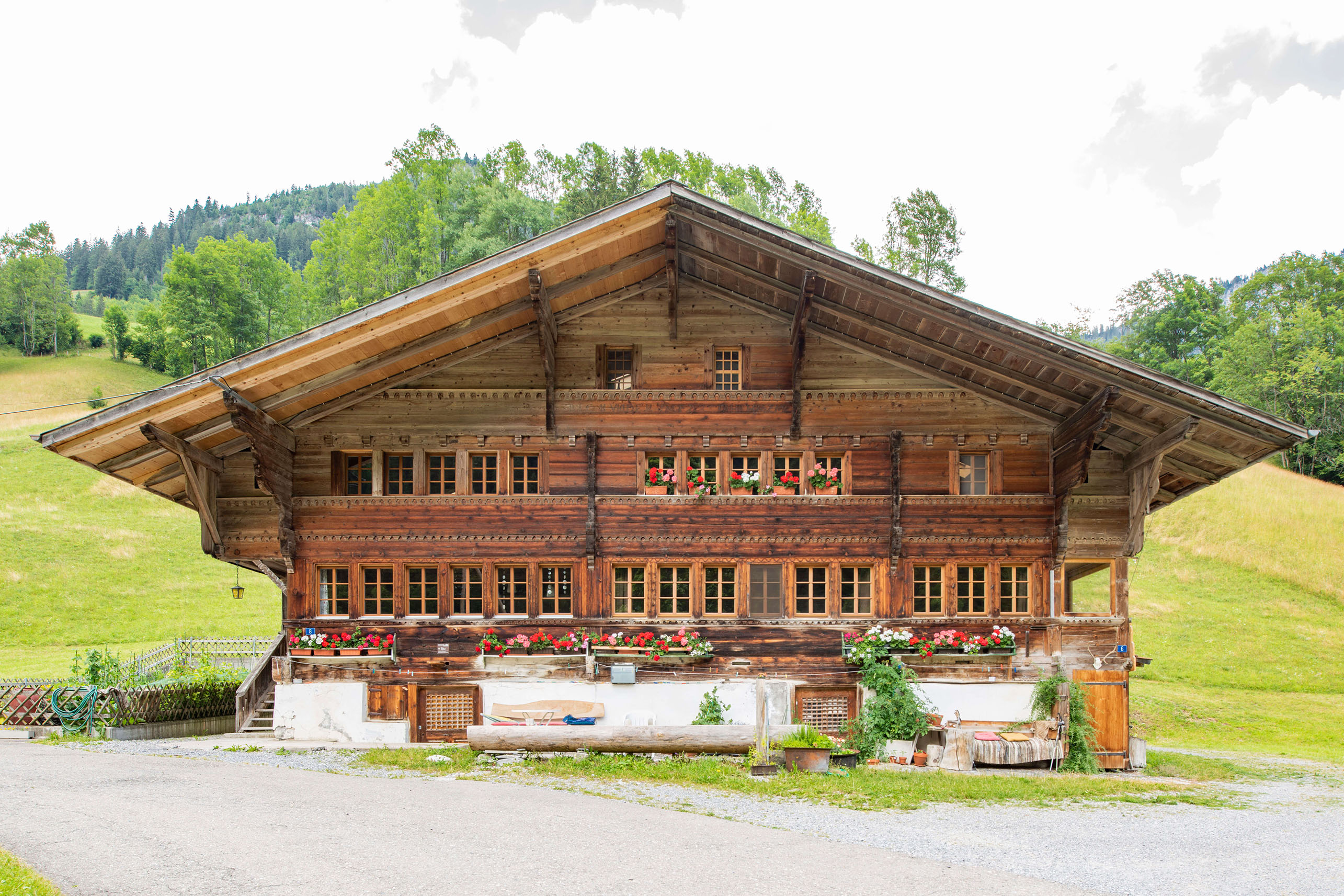 Foto Fassade des Hauses Haueten - zum Foto