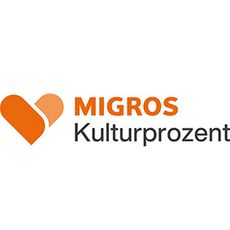 Logo Migros Kulturprozent Logo Migros Kulturprozent: orangenes Herz und Schriftzug
